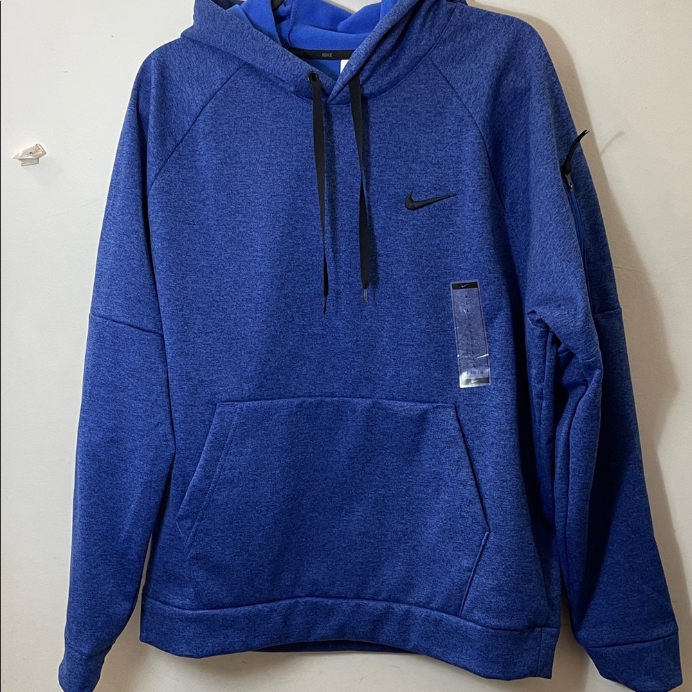 Nike Royal Blue Hoodie with Black Details